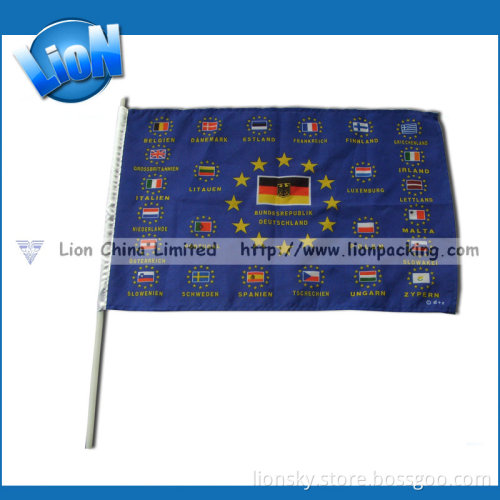 Plastic Hand Flags Custom Hand Flags